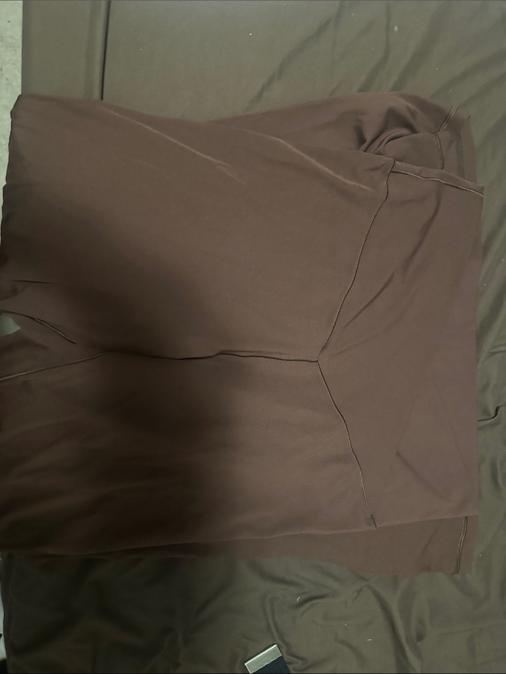 Aerie XL Real Me Flare Hi-rise Crossover Brown Leggings
